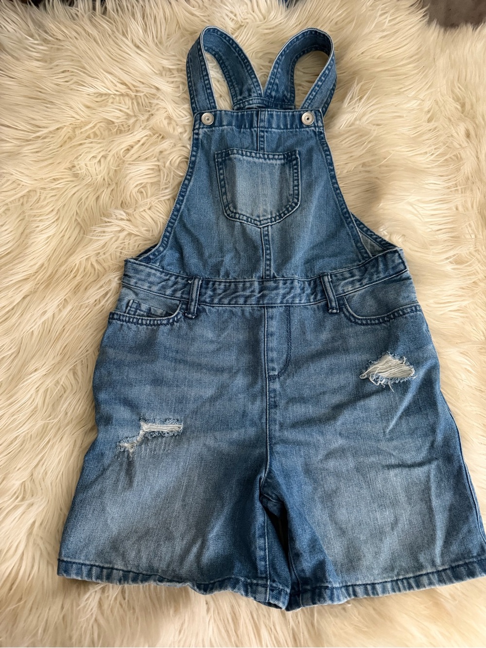Children’s Place Denim Short Overalls